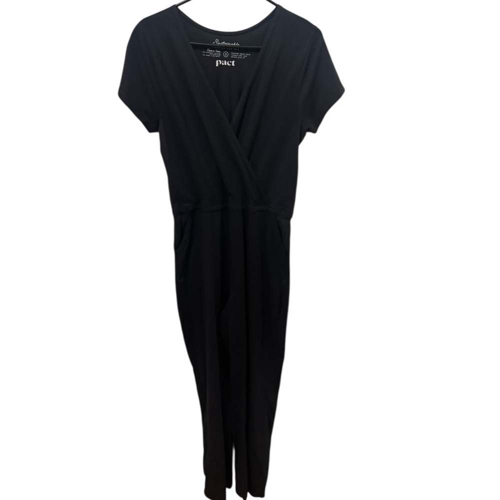 Pact Classic Black Women's Jumpsuit Size Small